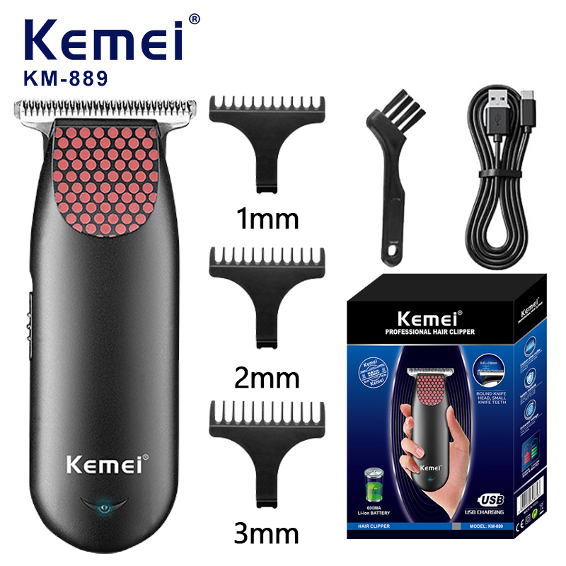 Mens Grooming Box - Kemei 889 المهنية جيب مقص الشعر