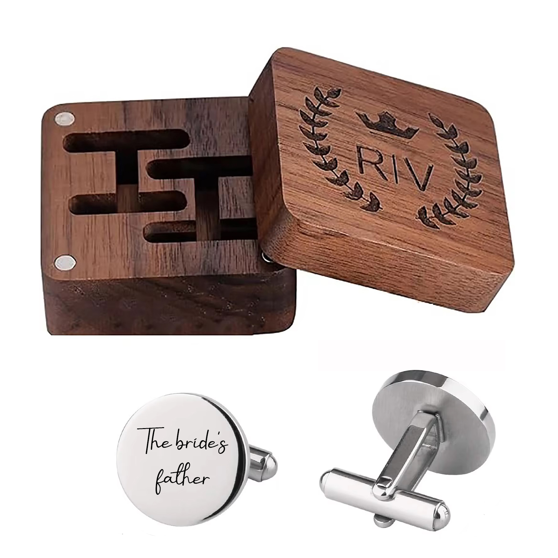 Mens Grooming Box - أزرار أكمام شخصية مخصصة مجموعة صندوق