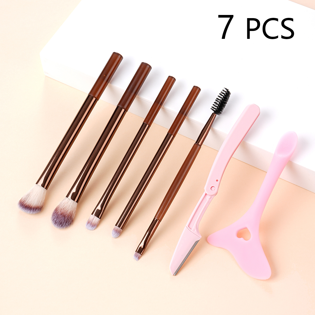 Shaving Brush Set - مجموعة فرش مكياج مكونة من 7