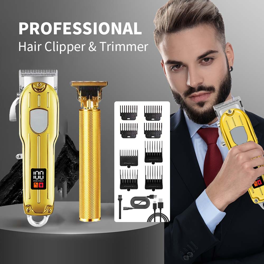 Men'S Grooming Blade - مجموعة ماكينة حلاقة كهربائية 2 في