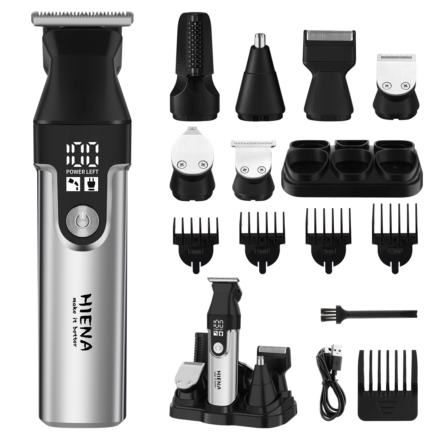 Men'S Grooming Blade - مجموعة ماكينة حلاقة الشعر الاحترافية متعددة