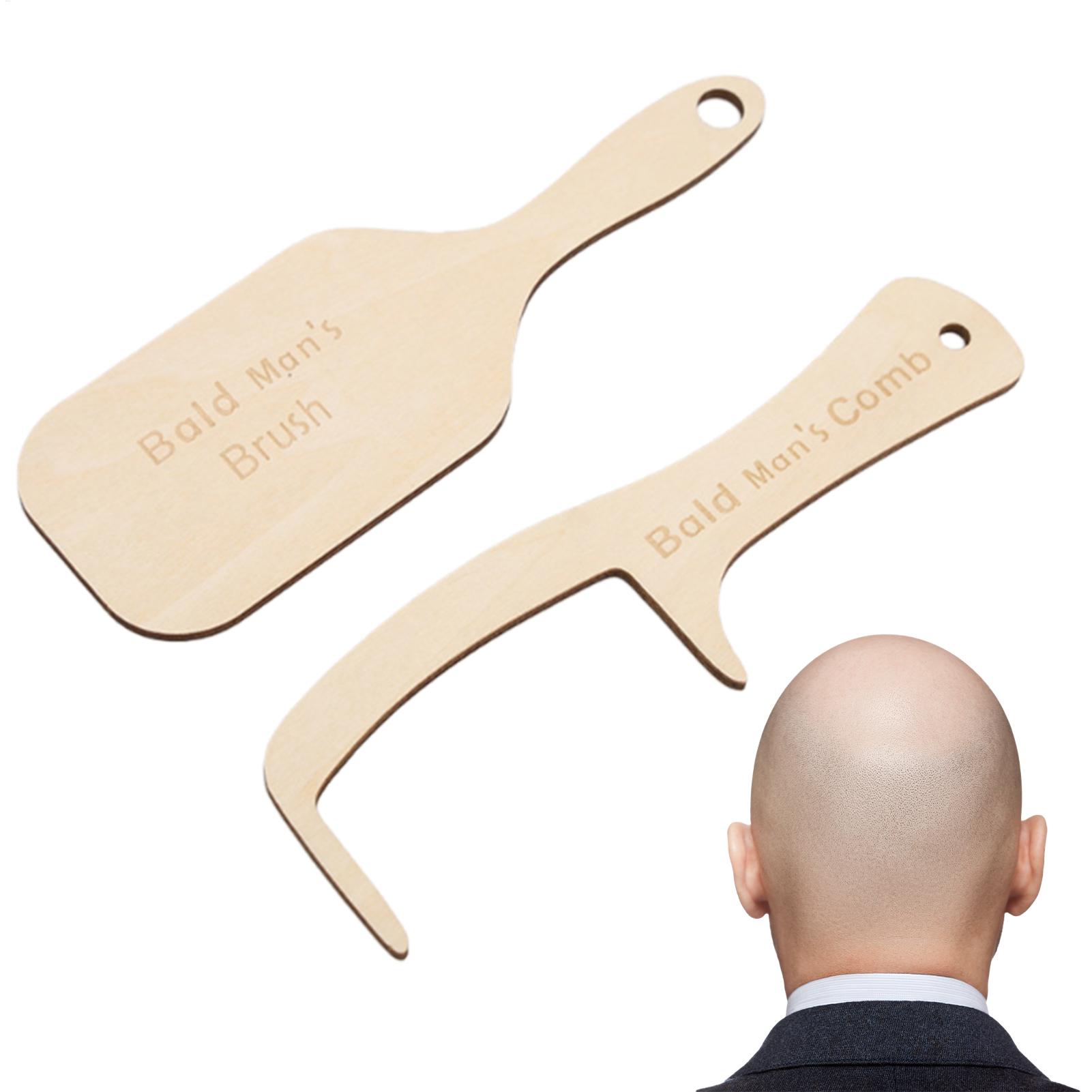 Men'S Grooming Gifts - 2 قطعة رجل أصلع مضحك أداة