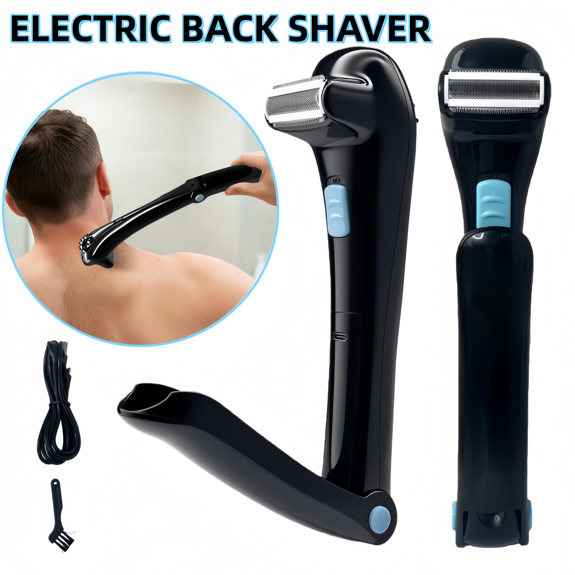 Men'S Grooming Blade - ماكينة حلاقة كهربائية قابلة لإعادة الشحن