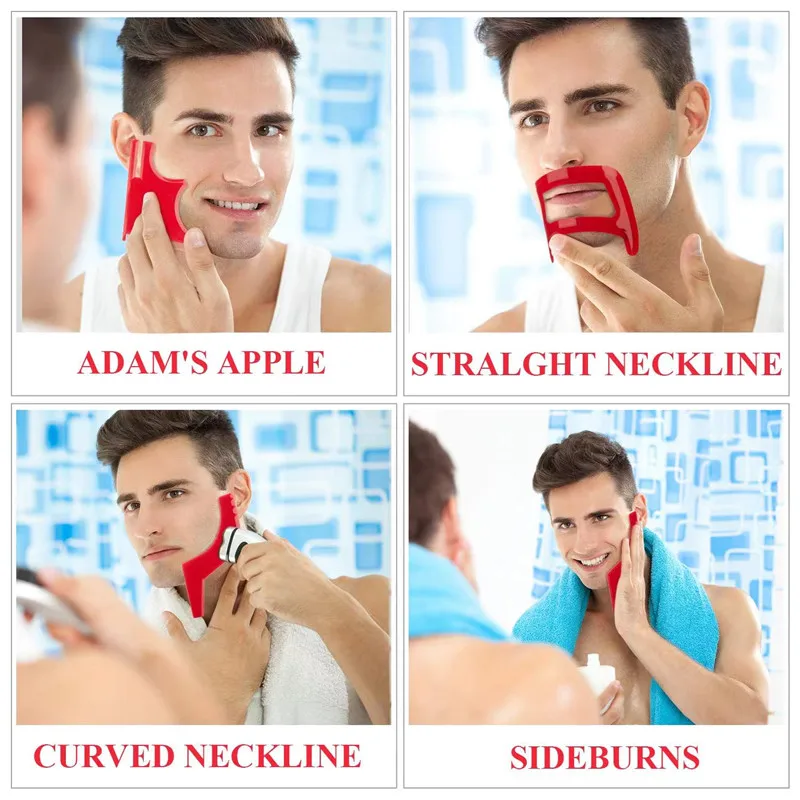 2/4 قطعة أمشاط اللحية الرجالية - مراجعة Grooming Men'S Hair وسعره