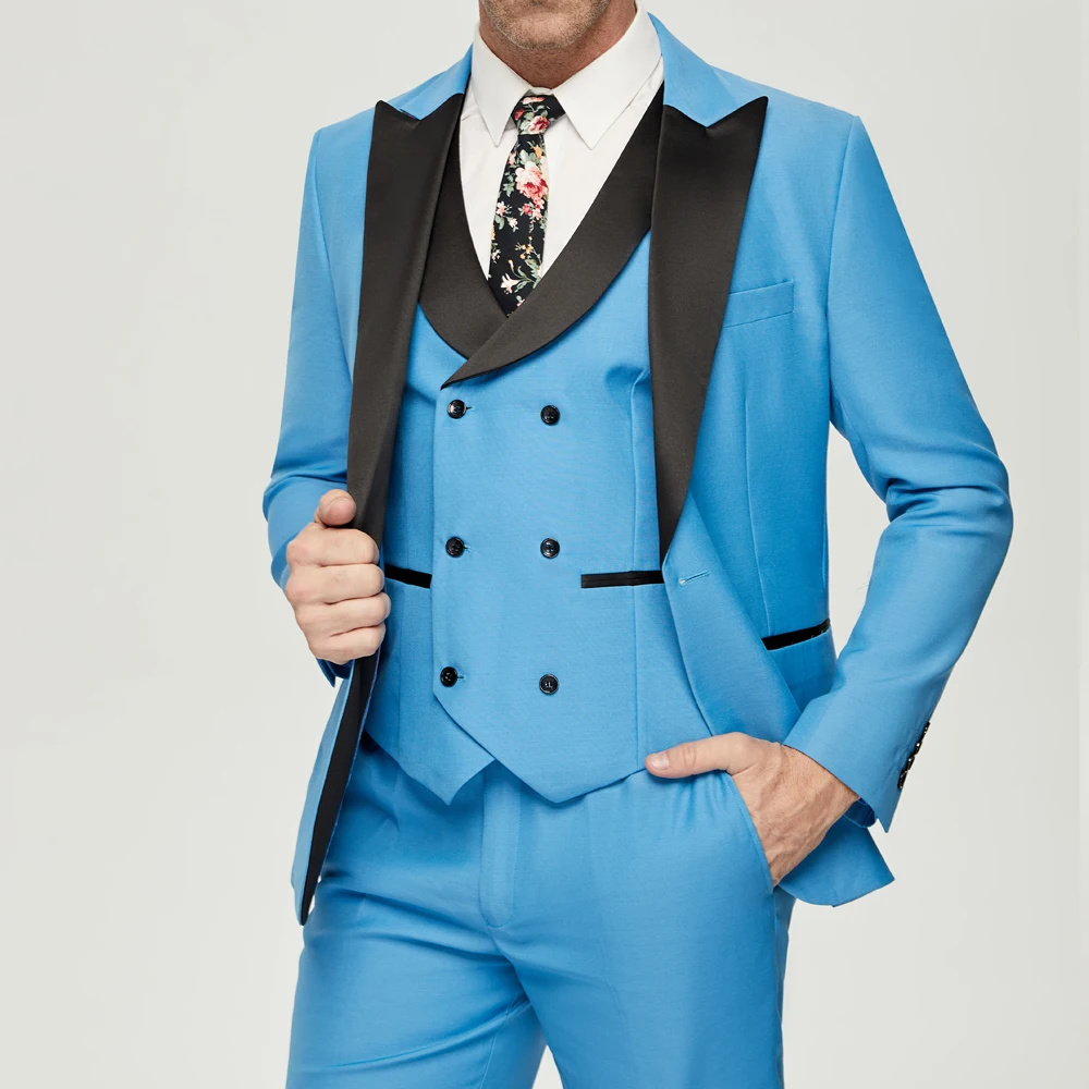 بدلات رجالية زرقاء من 3 قطع، ب - مراجعة Men'S Grooming Studio وسعره