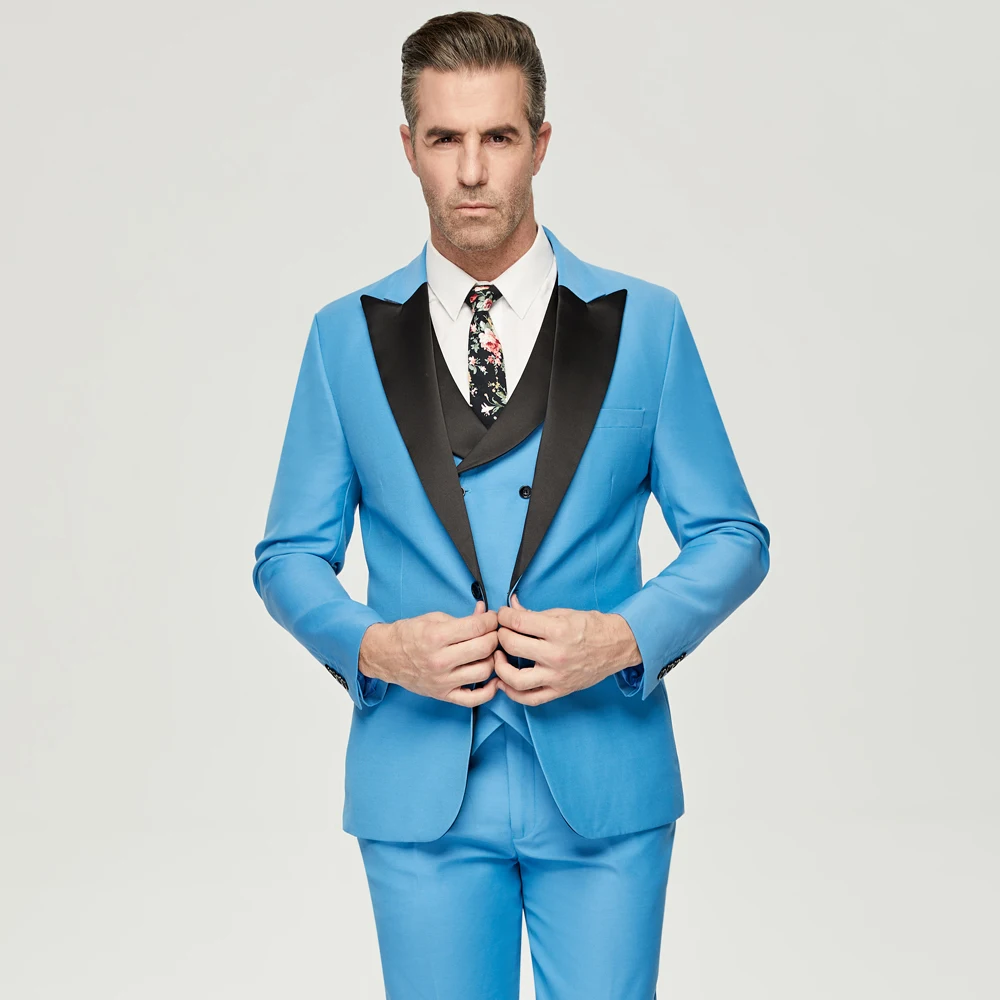 بدلات رجالية زرقاء من 3 قطع، ب - مراجعة Men'S Grooming Studio وسعره