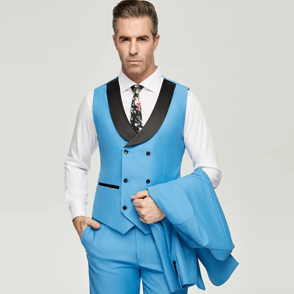 بدلات رجالية زرقاء من 3 قطع، ب - مراجعة Men'S Grooming Studio وسعره