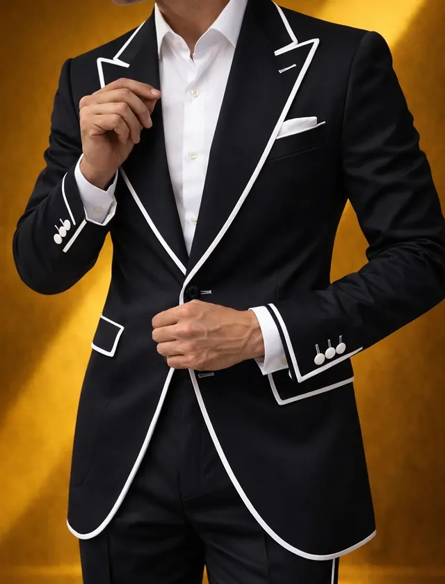 بدلة ساتان زرقاء ملكية جديدة م - مراجعة Men'S Grooming Jacket وسعره