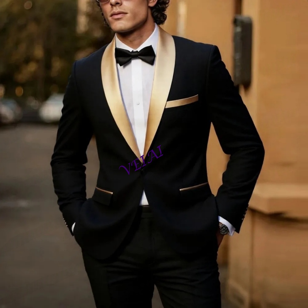 بدلة رجالية سوداء مخصصة مع ياق - مراجعة Men'S Grooming Jacket وسعره