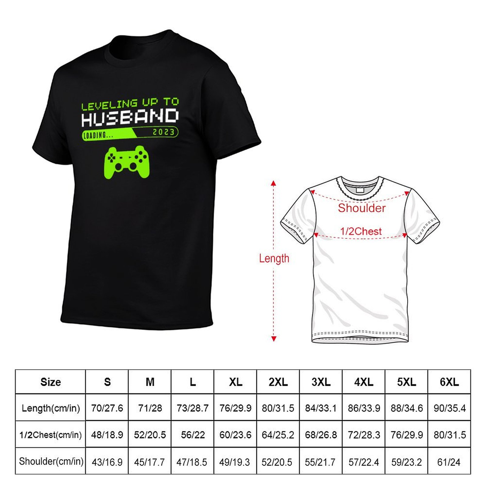 تي شيرت Leveling Up to Husband - مراجعة Men'S Grooming Videos وسعره