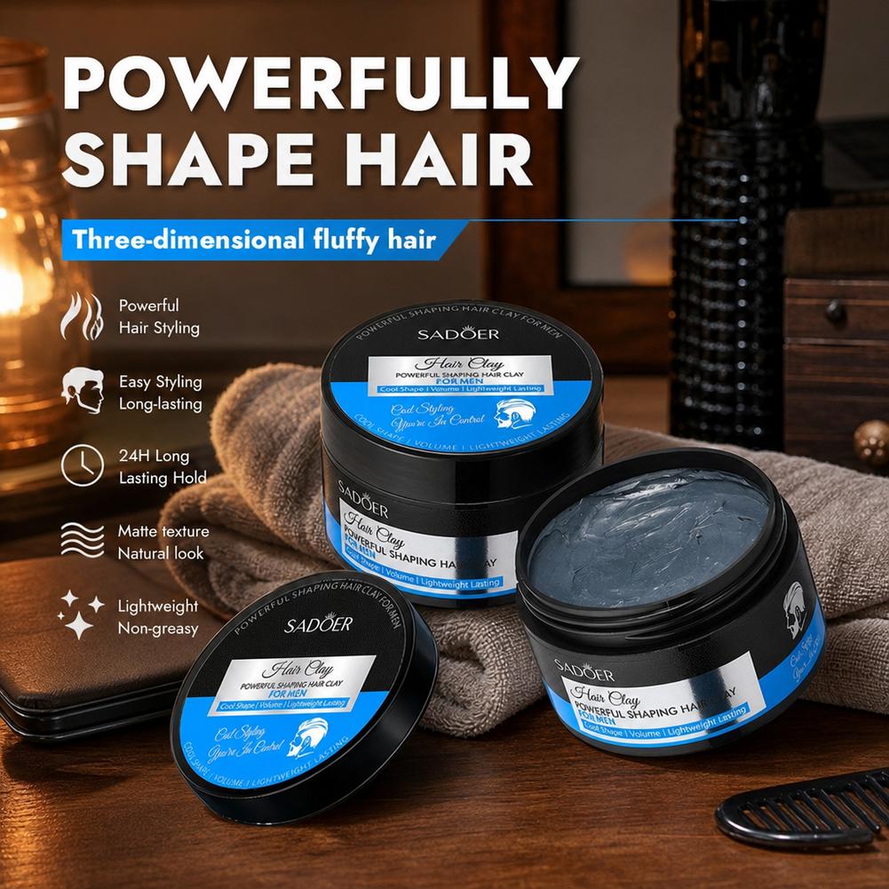 طين تصفيف الشعر غير لامع، قوي  - مراجعة Grooming Men'S Hair وسعره
