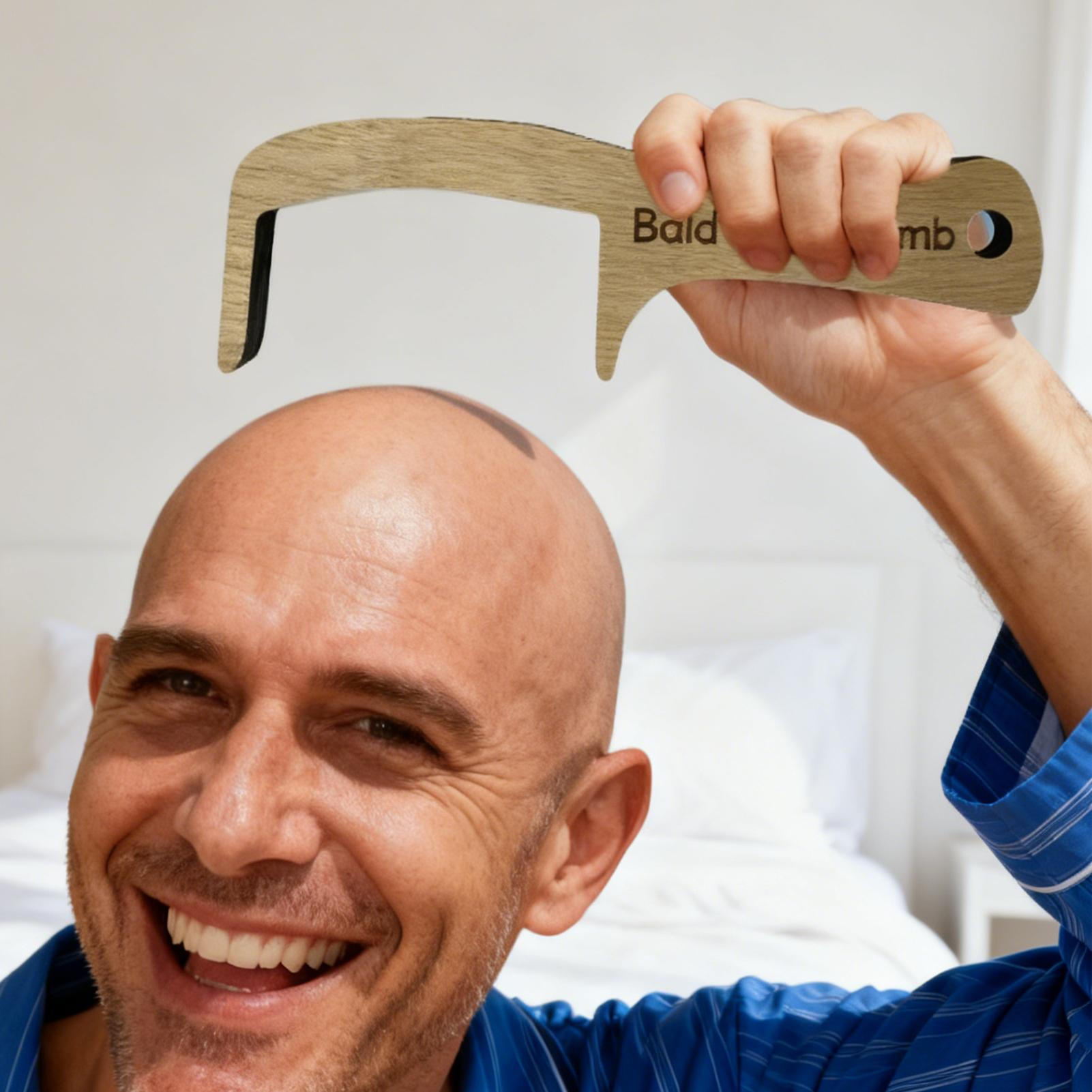 رجل أصلع خشبي بدون أسنان مشط ب - مراجعة Men'S Grooming Gifts وسعره