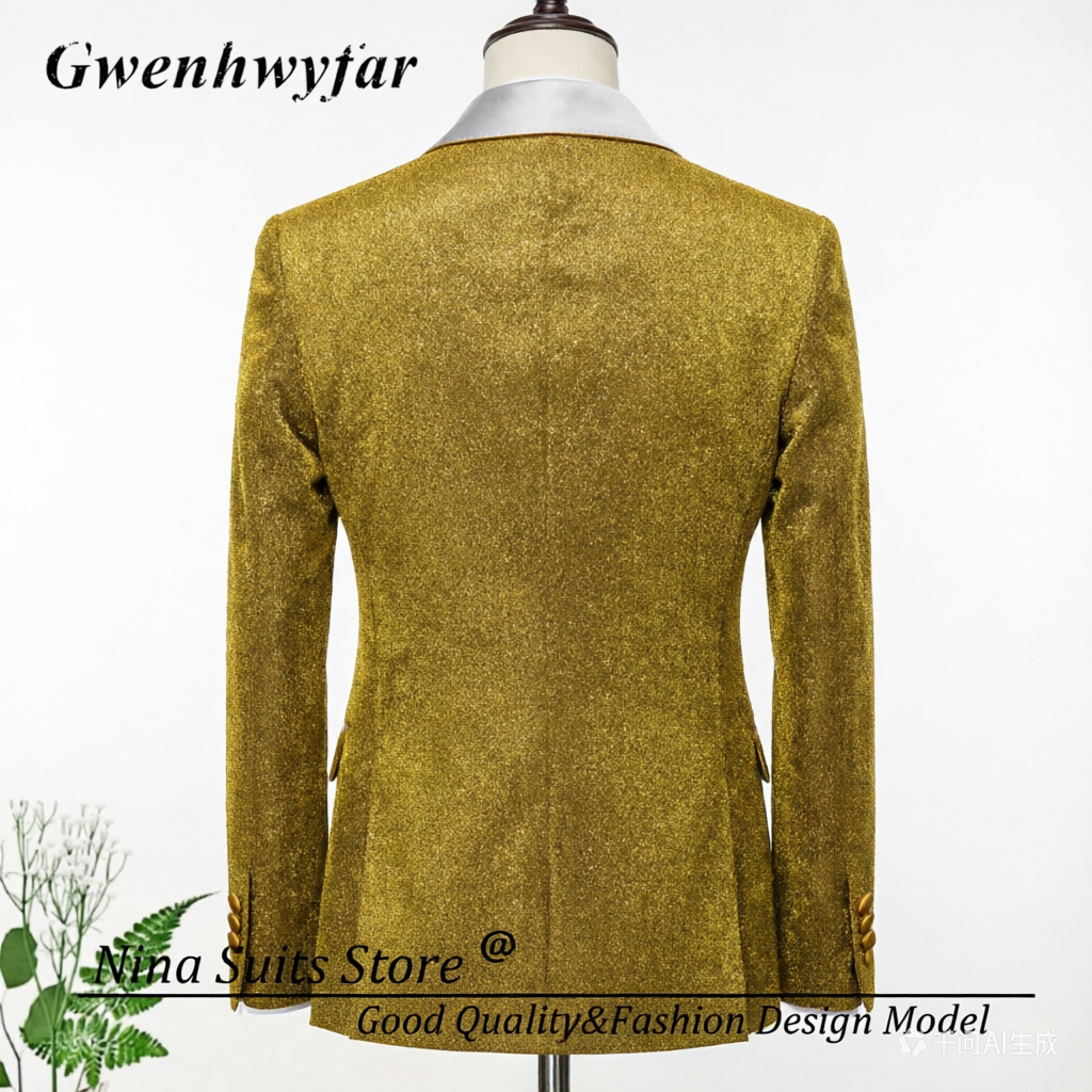 G & N الذهب/الأزرق الملكي بريق - مراجعة Men'S Grooming Jacket وسعره