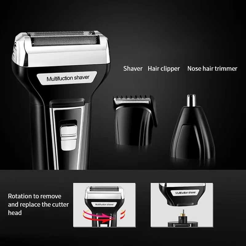 Kemei متعددة الوظائف مقاوم للم - مراجعة Mens Grooming Box وسعره