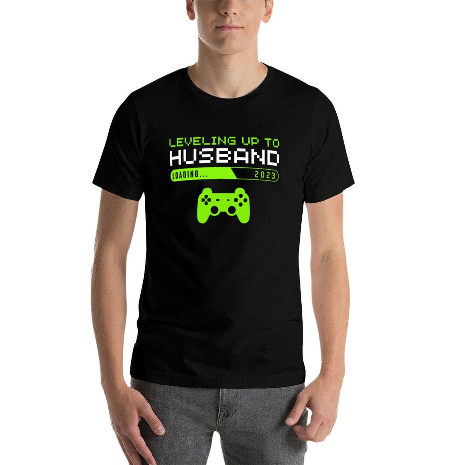 تي شيرت Leveling Up to Husband - مراجعة Men'S Grooming Videos وسعره