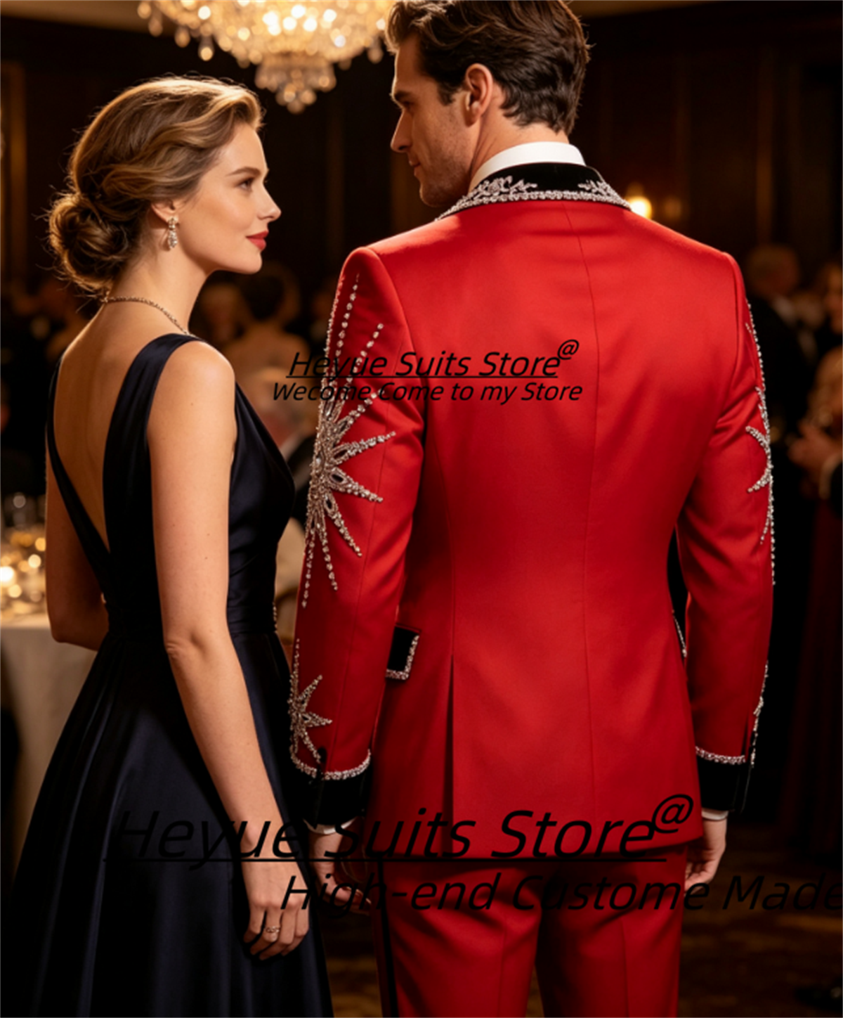 بدلة زفاف رجالية أنيقة مزينة ب - مراجعة Men'S Grooming Jacket وسعره