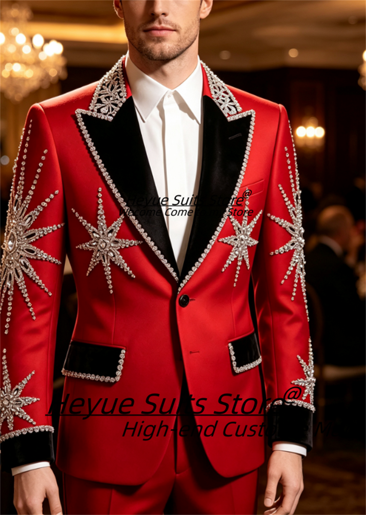 بدلة زفاف رجالية أنيقة مزينة ب - مراجعة Men'S Grooming Jacket وسعره