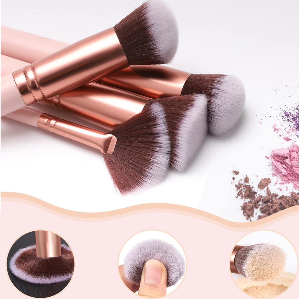 مجموعة فرش مكياج من 17 قطعة، ت - مراجعة Shaving Brush Set وسعره