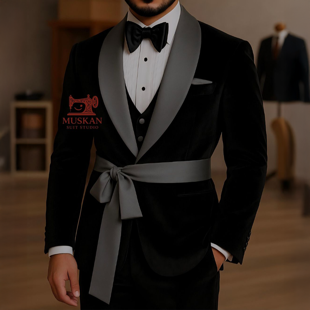أسود المخملية 3 قطعة دعوى للرج - مراجعة Men'S Grooming Studio وسعره