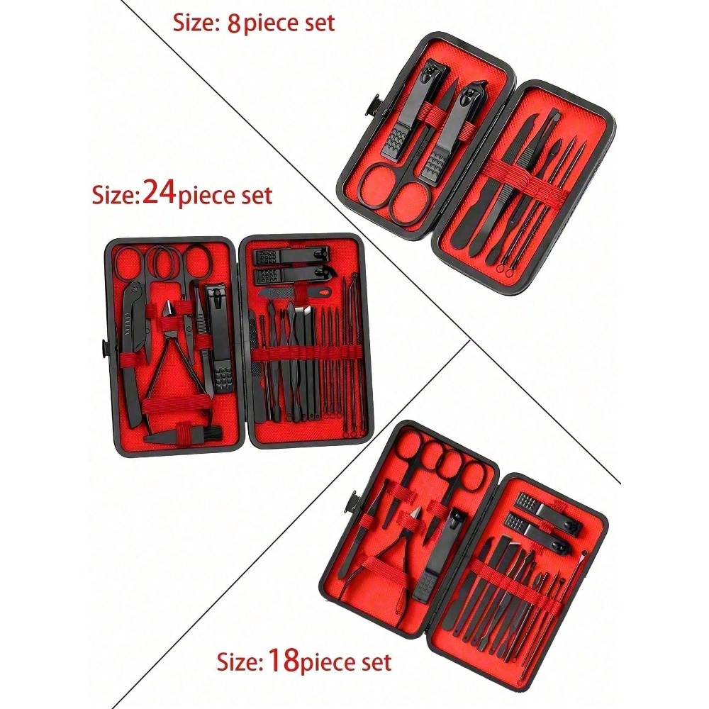 طقم مانيكير وباديكير احترافي 8 - مراجعة Mens Grooming Box وسعره