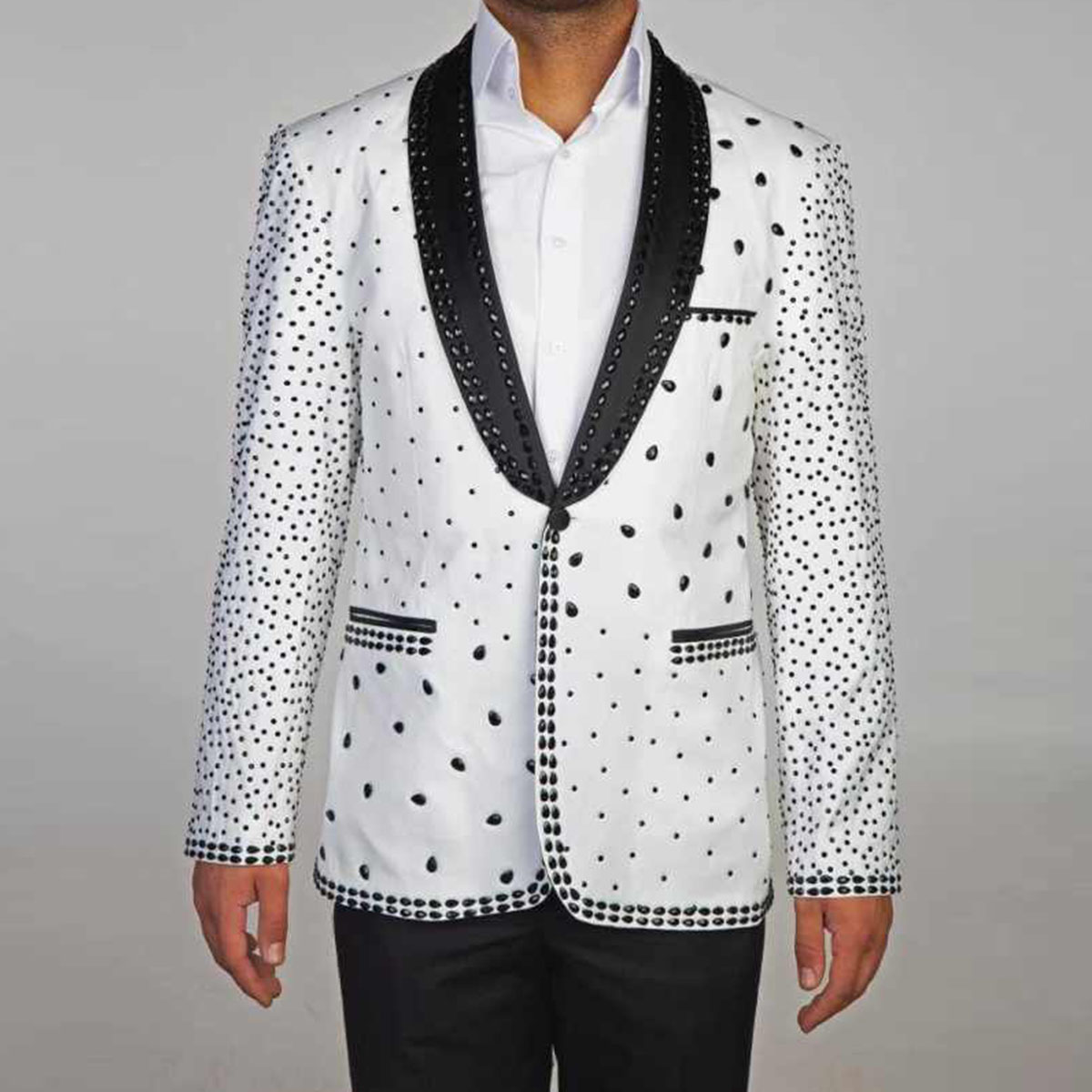 بدلات رجالية مخصصة مزينة بالخر - مراجعة Men'S Grooming Jacket وسعره