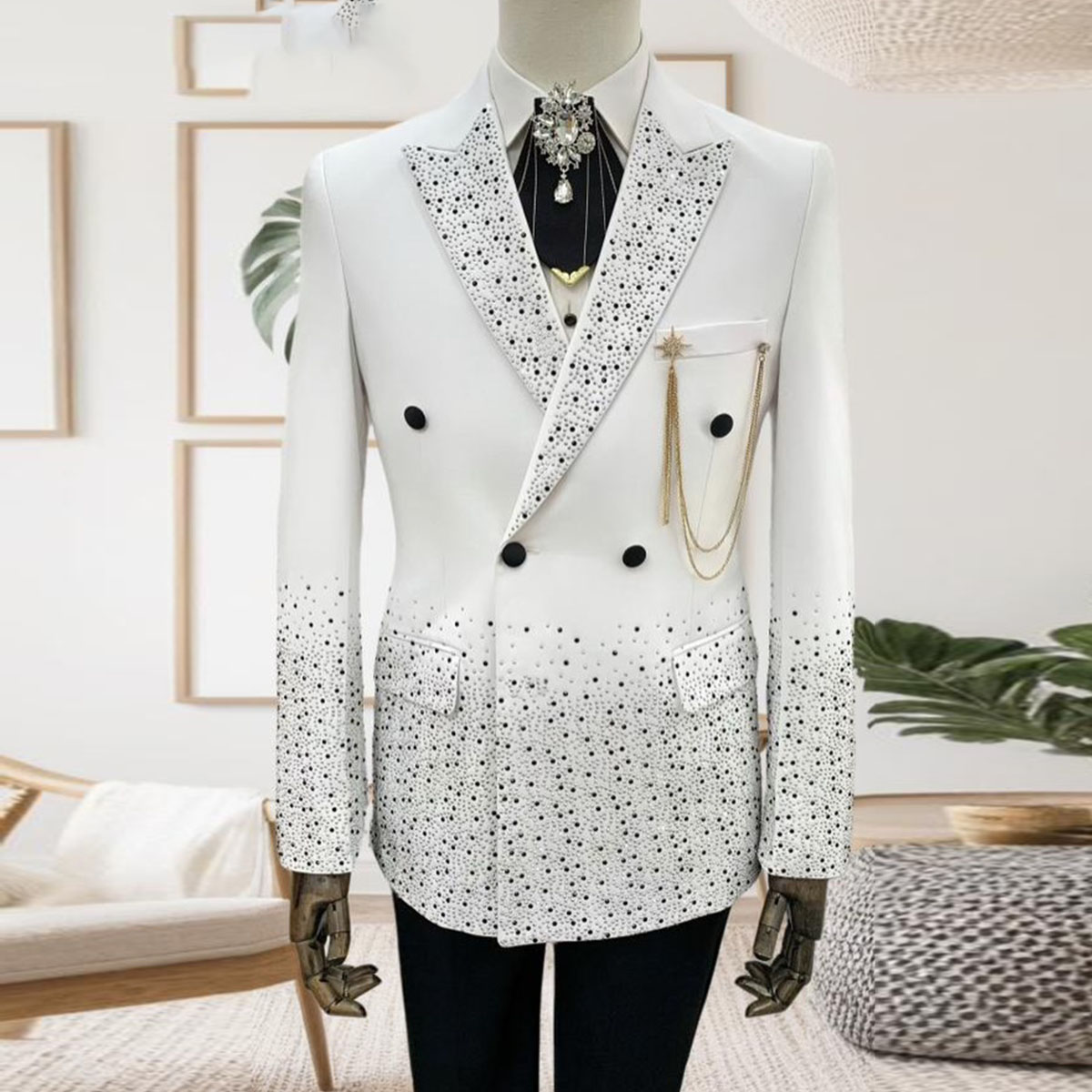 بدلات رجالية فاخرة مخصصة من قط - مراجعة Men'S Grooming Jacket وسعره