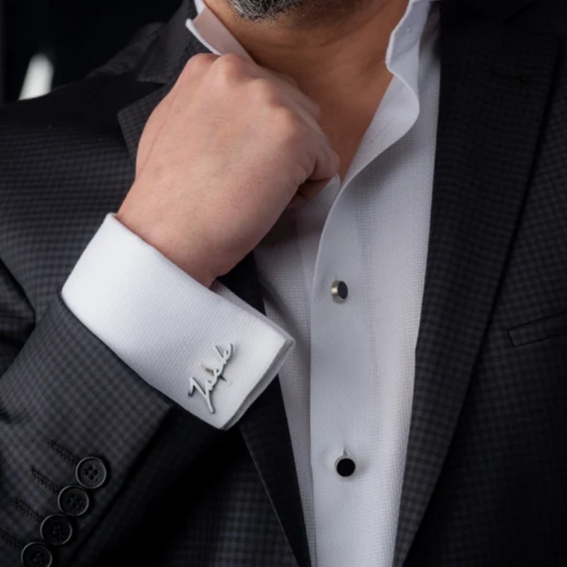 أزرار أكمام مخصصة بالاسم مطلية - مراجعة Men'S Grooming Gifts وسعره