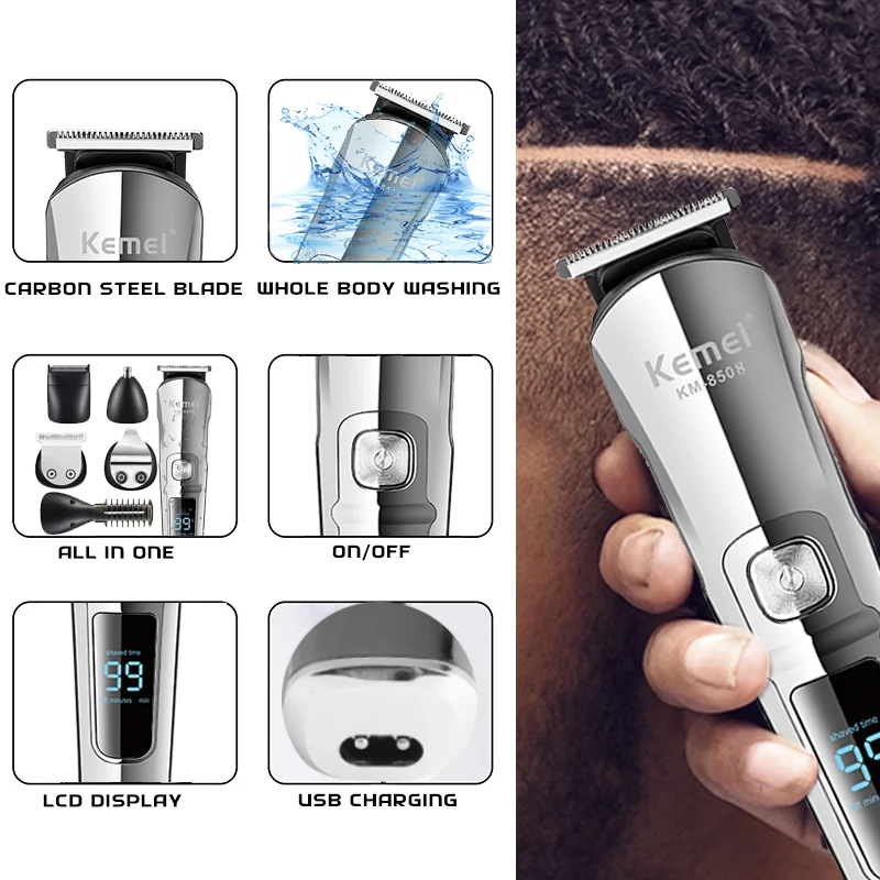 ماكينة حلاقة كهربائية متعددة ا - مراجعة Mens Grooming Box وسعره