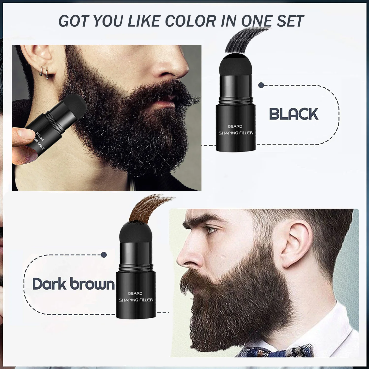 قلم اللحية قلم حشو اللحية وفرش - مراجعة Shaving Brush Set وسعره