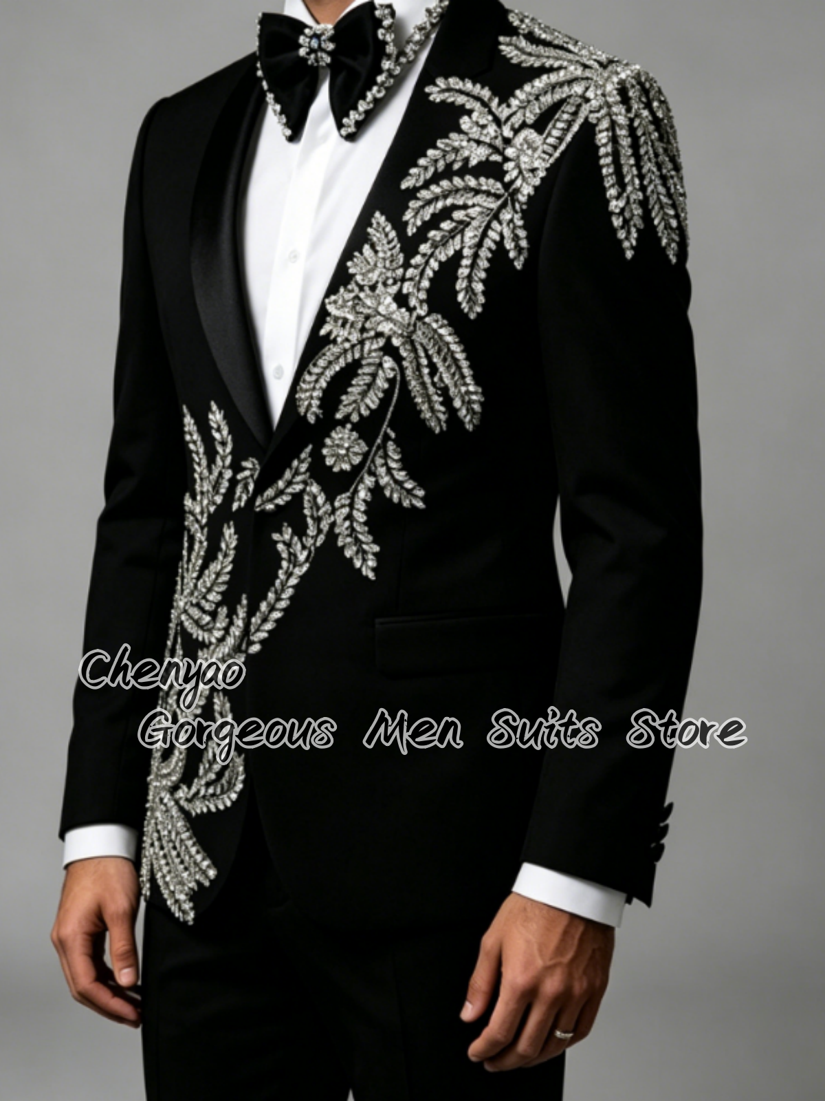 بدلات رجالية فاخرة مطرزة بأورا - مراجعة Men'S Grooming Jacket وسعره